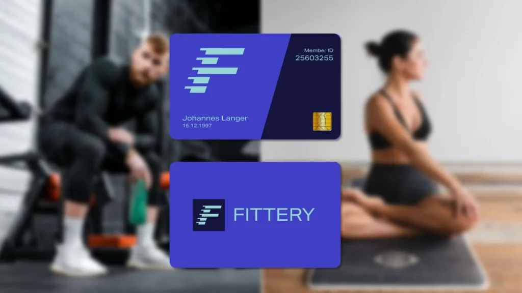 Fittery Member Card designed by Colbec Studio