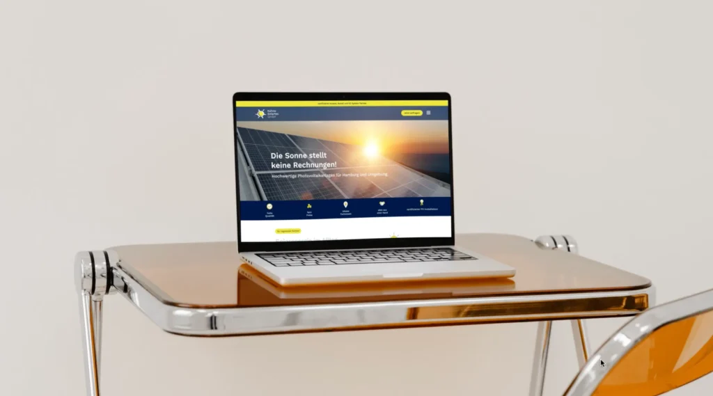 Website-Relaunch für Kühne Solartec – nachhaltiges Rebranding & Webdesign von der Webdesign Tübingen Agentur Colbec Studio
